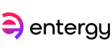 Logo of entergy corporation on a green background.